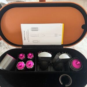 Dyson Airwrap Complete Styler in Gray and Pink, Tools ONLY original box NO wand